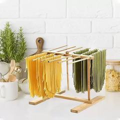 家庭用木製麺乾燥ラック、乾燥スタンド、無垢材、取り外し可能、パスタ乾燥ラック、キッチン麺掛け