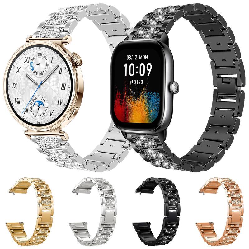 22mm Is Suitable for Fossil, Xiaomi, Huawei, Garmin, Amazfit and Other Universal Diamond Jewelry Straps