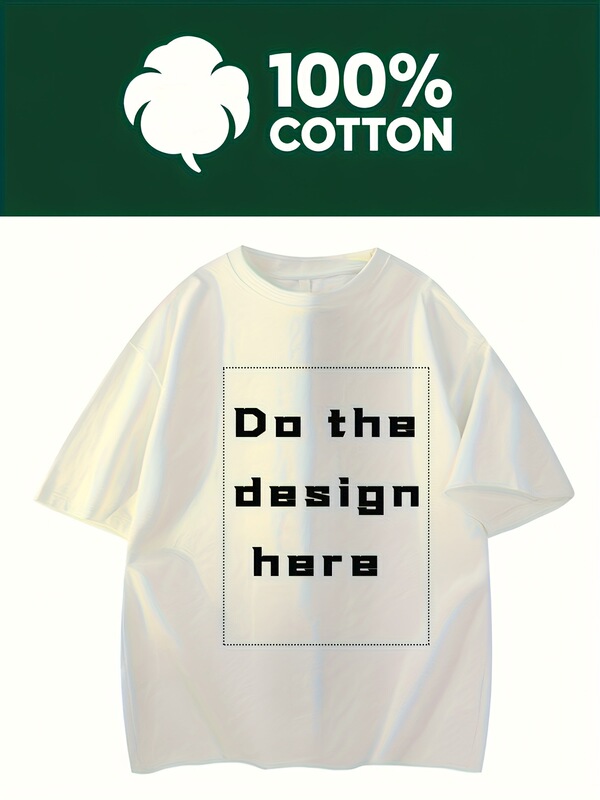 Custom 100% Cotton Plaid Short Sleeve T-Shirt - Perfect Gift for Family and Friends, Light Beige Friendly Design