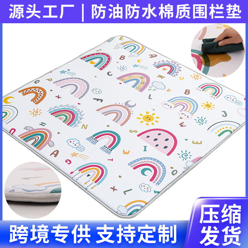 Almohadilla para gatear para bebés de Amazon Almohadilla para cercas Almohadilla para juegos impermeable y a prueba de orina Almohadilla para gatear gruesa Almohadilla antideslizante y gruesa