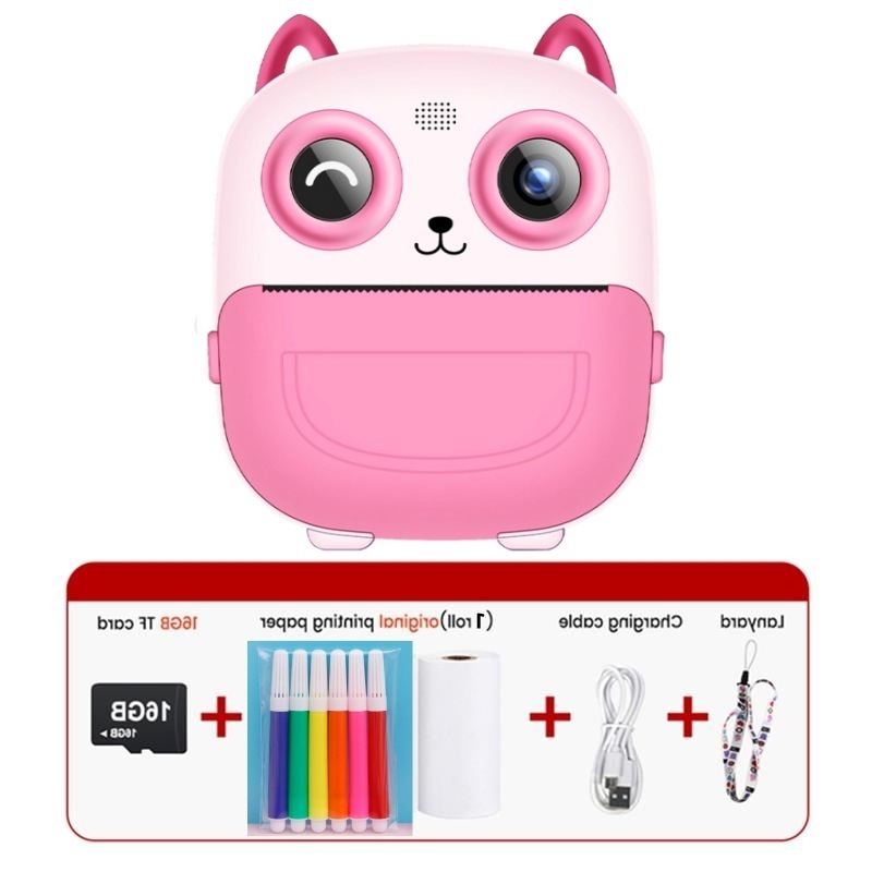 Cámara Polaroid Infantil S5 con Conexión Bluetooth e Impresión Térmica
