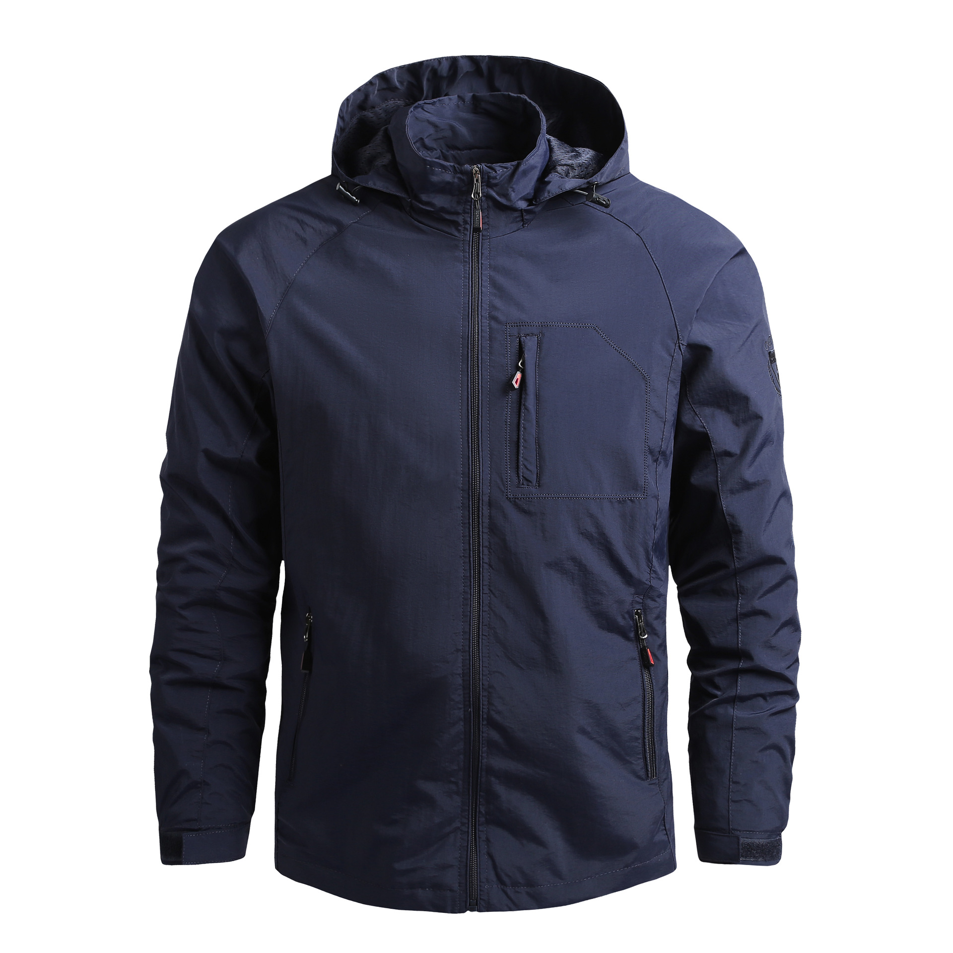 Chaqueta transfronteriza de primavera y otoño para hombres, chaqueta de asalto, chaqueta de ocio al aire libre, abrigo de bolsillo, abrigo grande