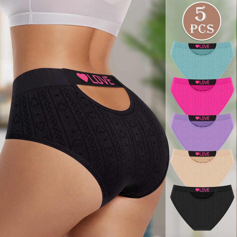 Cross-border Tiktok girls underwear printed hip fashion sexy ladies briefs Underwear Women Cross-border Tiktok girls underwear printed hip fashion sexy ladies briefs Underwear Women