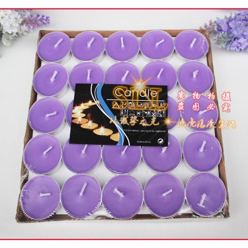 Venta caliente al por mayor té cera de aluminio Shell vela 1,5 horas Hotel KTV eliminación de humo sabor té preservación del calor calefacción té cera generación pelo