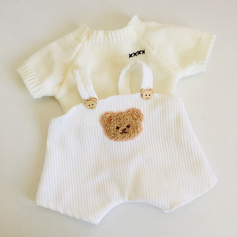 白xx衣+白背带裤