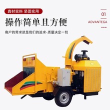 2023年城市绿化移动式碎木机大型道路树枝修剪粉碎机园林碎枝机