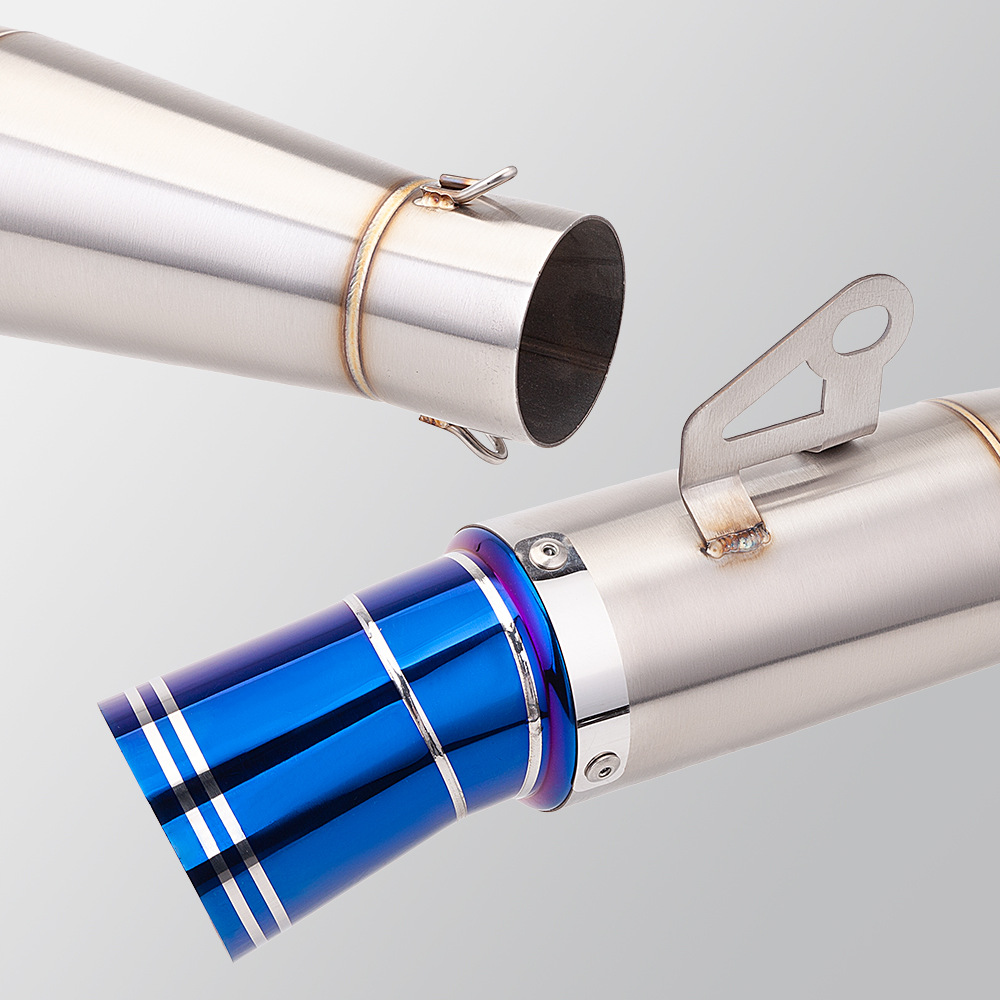 Motorcycle Modified Gp76 Tail Section Universal Exhaust Pipe 450Sr 800Nk Ninja400 Cbr400