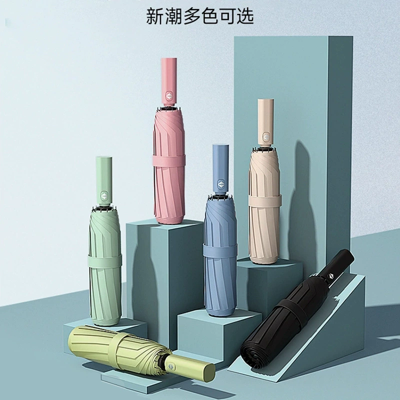 Зонт автоматический складной зонт двойного назначения 24 кости солнцезащитный крем солнцезащитный зонт ручной студенческий солнцезащитный козырек тройной Зонт оптом