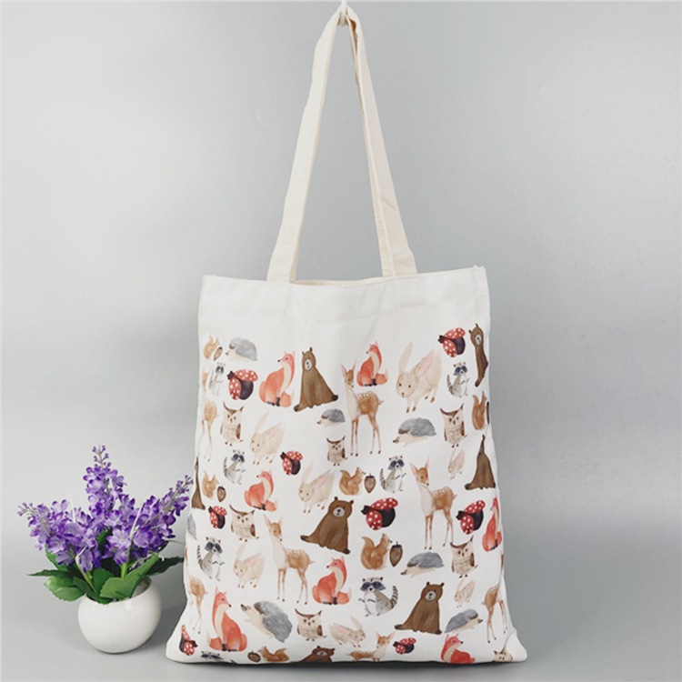 厂家创意棉布袋 素色布袋 现货帆布包单肩印花手提时尚帆布袋