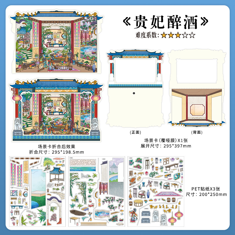 Calcomanías Decorativas de Paisajismo de PVC Impreso para Escenas en Miniatura
