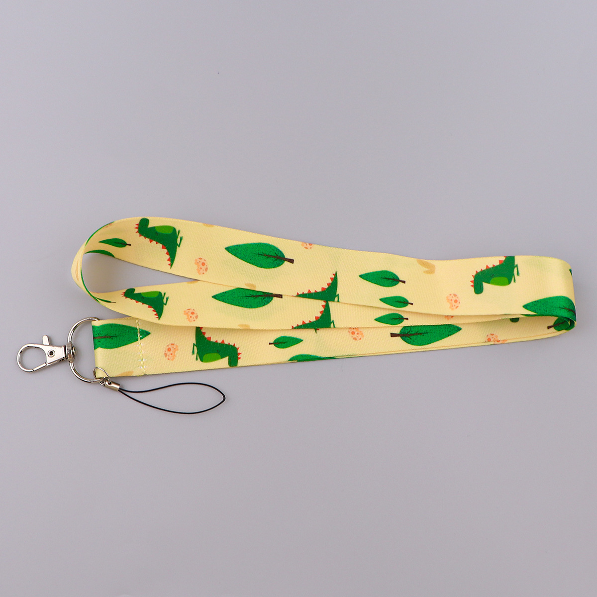 Nuevo tipo de comida pequeña cuerda de suspensión de plantas frescas animación correa de tejido de cuerda de suspensión de estudiantes combinación de cuerda de trabajo de tarjeta de teléfono móvil