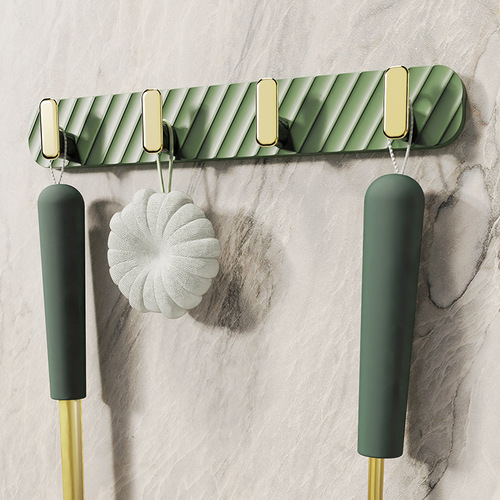 Hook strong adhesive wall hanging bathroom clothes wall hanger toilet bathroom door no punching adhesive hook