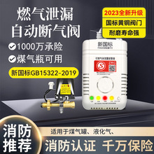 家用燃气报警器消防认证液化气天然气煤气泄漏自动切断商用警报