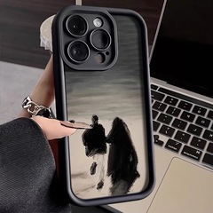 個性適用アップルiPhone15/14/13/12/11promax走るXR/XS/8携帯ケースカップル