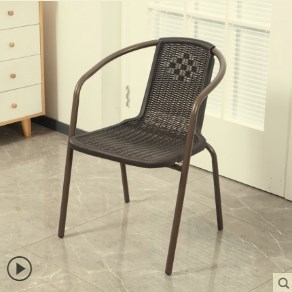 모조 등나무 다크 브라운 4 시작 라켓 앉아 높이 42cm