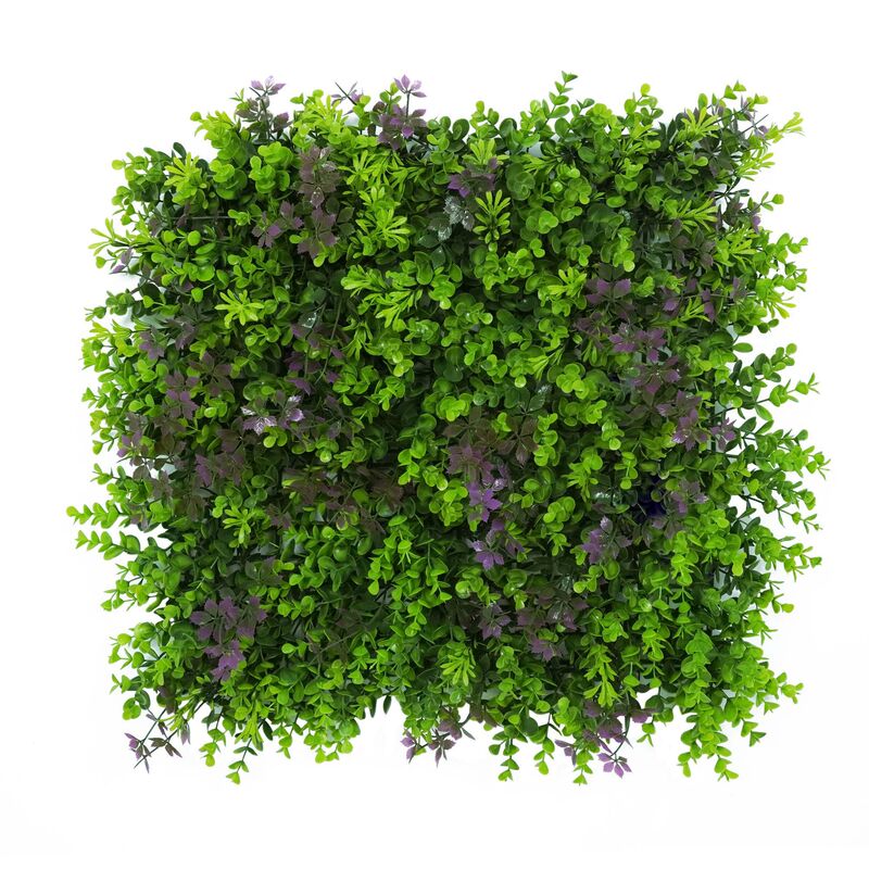 跨境热卖仿真植物墙造景装饰假花墙尤加利米兰装饰植物绿叶背景墙|undefined