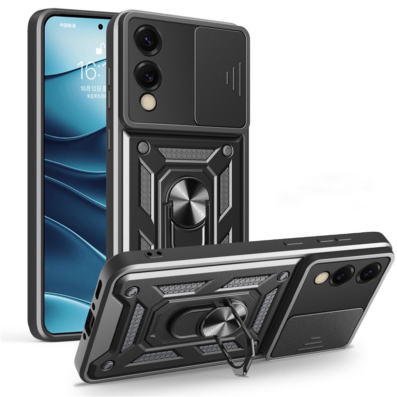 Cross-border Applicable Samsung A72 Sergeant Ring Bracket Mobile Phone Case S21FE Shun Jia Push Window Car Magnetic Suction Protective Cover Cross-border Applicable Samsung A72 Sergeant Ring Bracket Mobile Phone Case S21FE Shun Jia Push Window Car Magnetic Suction Protective Cover