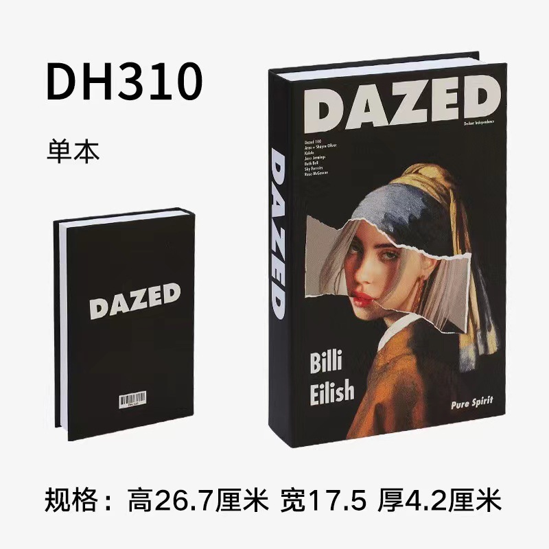 Nordic moderno libro falso plegable Inglés simulación libro accesorios de decoración libro Hotel hogar suave decoración libro