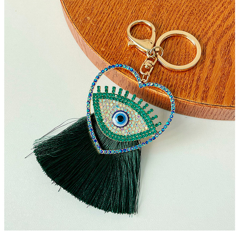 Estilo Europeo Pastoral Aleación Ojo Del Diablo Unisexo Colgante De Bolsa Llaveros display picture 5