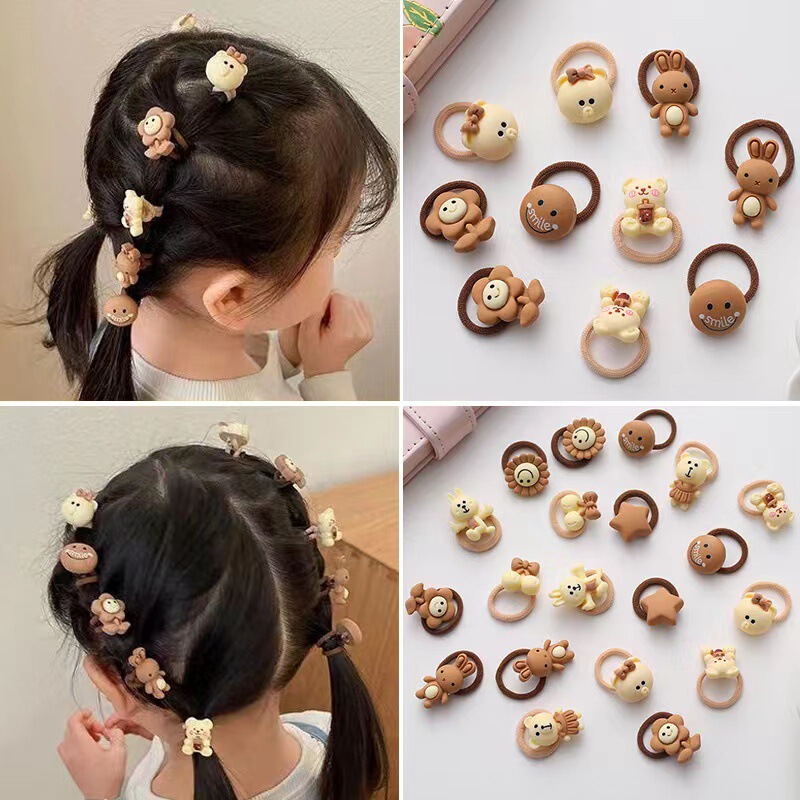 Children's Rubber Band Girls' Rubber Band High Elastic Durable Hair Towel Ring Baby's Head Rope Does Not Hurt Hair Small Hair Ring Children's Rubber Band Girls' Rubber Band High Elastic Durable Hair Towel Ring Baby's Head Rope Does Not Hurt Hair Small Hair Ring