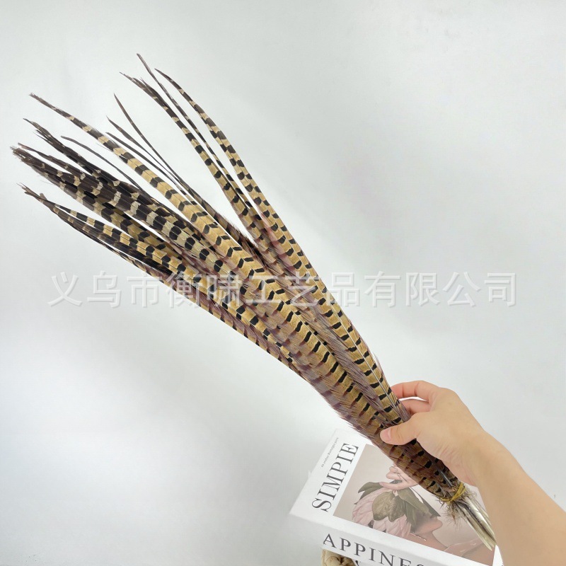 Pollo de caballo pluma pluma diy palo de gato pluma flor de ópera de Pekín espectáculo de danza props