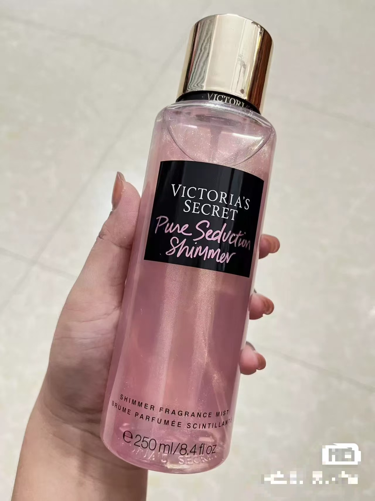 Mayorista comercio exterior transfronterizo Victoria 's Secret polvo brillante fluye fragrancia corporal spray perfume duradero
