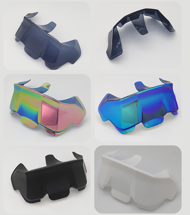 Suitable for Arai Rx7X Vz-Ram Rear Wing Modification, Universal for All Sizes, No-Drill Installation Rear Wing