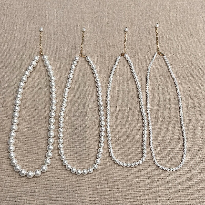 Shi Jia Quality Fever Blogger Same Style Pearl Necklace Light Luxury French Retro Clavicle Chain High-grade Necklace Chain Shi Jia Quality Fever Blogger Same Style Pearl Necklace Light Luxury French Retro Clavicle Chain High-grade Necklace Chain