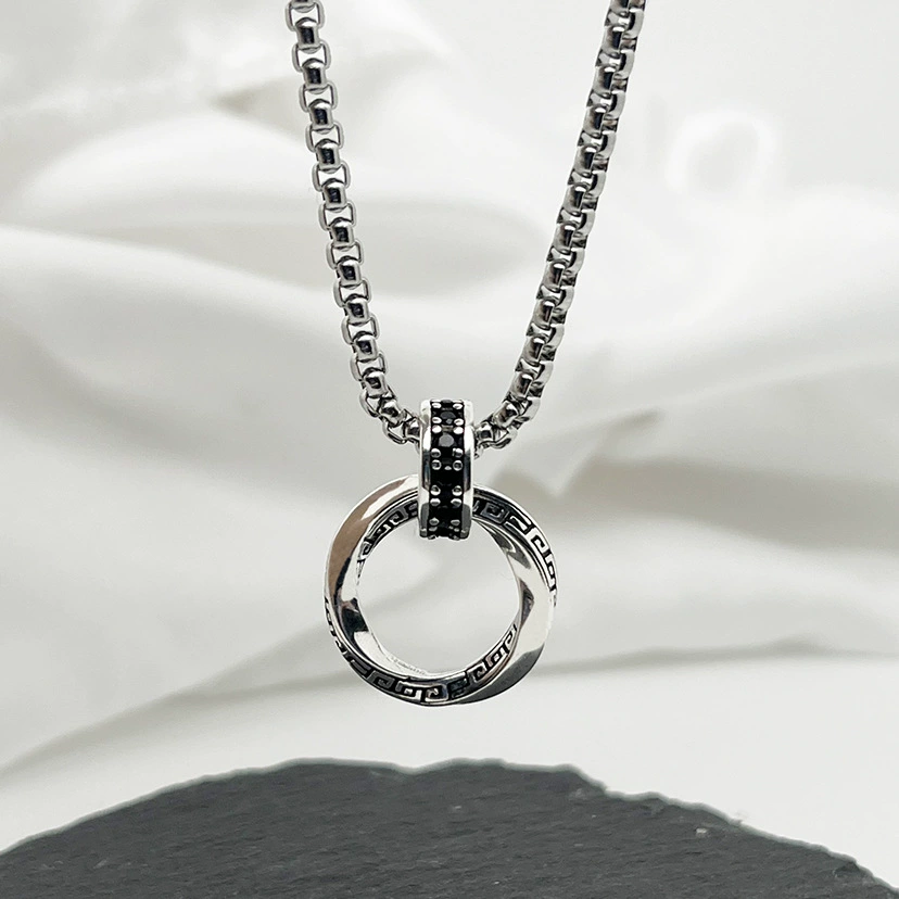 Ожерелье Мёбиуса для мужчин, винтажный стиль, высококачественное, универсальное, модное, в стиле хип-хоп, оптом для мужчин и женщин.