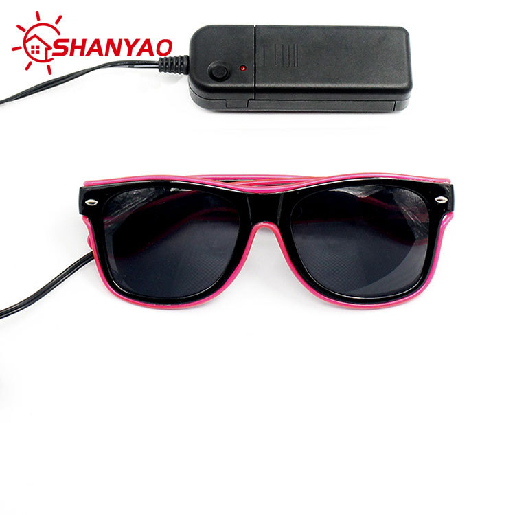 Gafas de Sol Luminosas EL de Luz Fría de ABS para Bares y Fiestas image 6