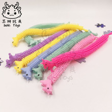 跨境亚马逊新款发泄拉面条软胶TPR拉拉乐减压玩具弹力解压绳玩具