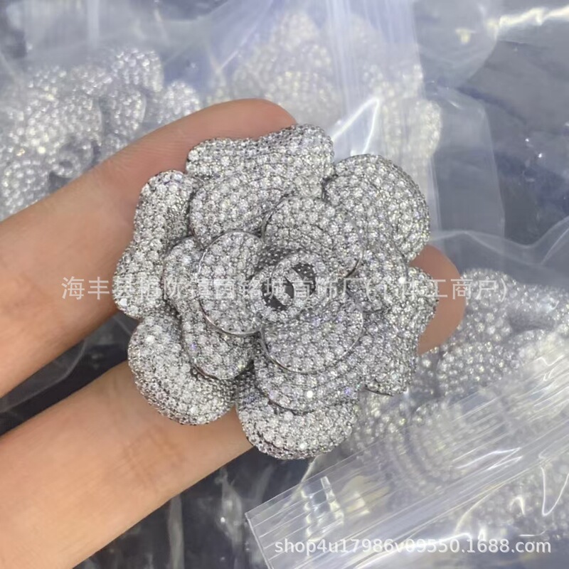 25新款欧美小香风粉色蝴蝶结花朵气质女士饰品时尚百搭潮流胸针|undefined