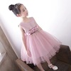 Lace dress, children's girl's skirt sleevless for elementary school students, suitable for teen