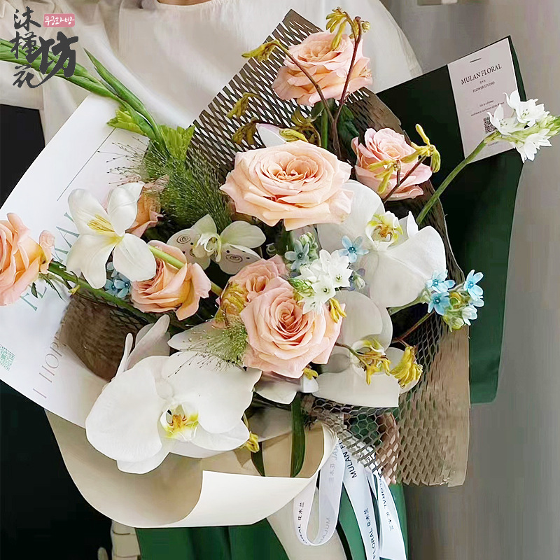 Papel de embalaje de flores retro, protección del medio ambiente, papel de malla de nido de abeja, bricolaje, caja de regalo hecha a mano, embalaje de caja de flores, material de embalaje de ramo