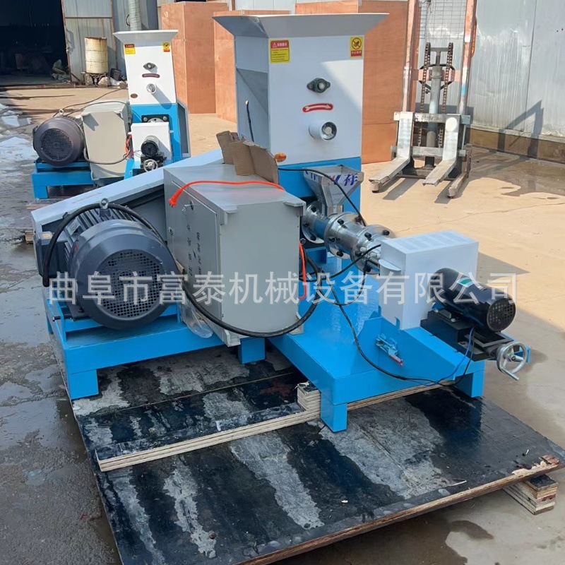 水产养殖熟化颗粒膨化机 漂浮式鱼饲料膨化机 牛蛙乌龟饲料膨化机