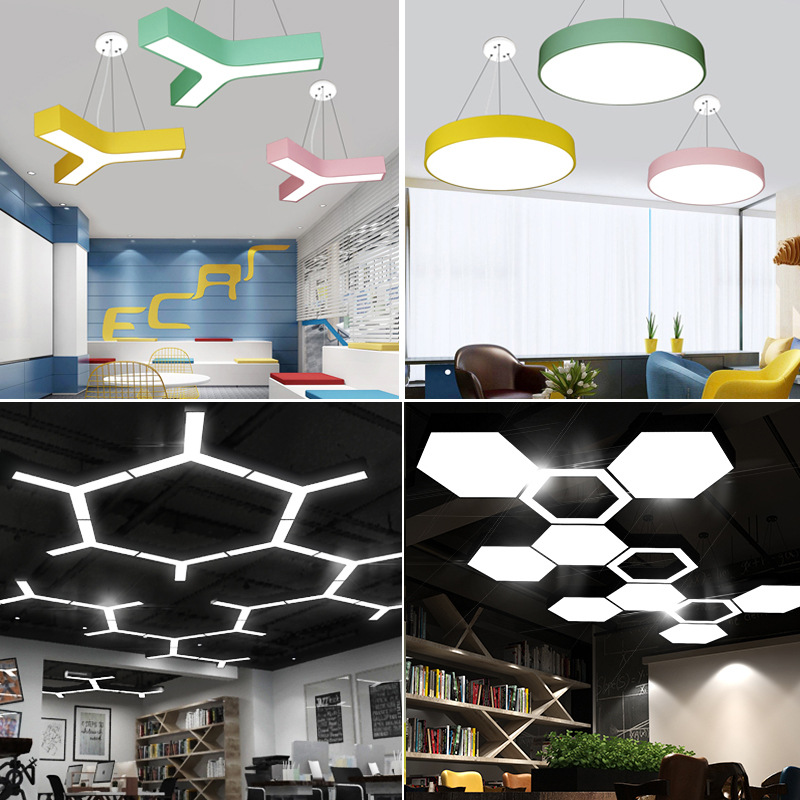 Kindergarten Office Lamps Studio Fitness Classroom Lamps Children's Education Ceiling Lamps Dance Training Class Chandeliers