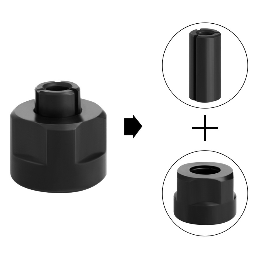 M15 tuerca Chuck accesorios integrados cabeza de conversión carpintería fresa accesorios chaqueta tuerca