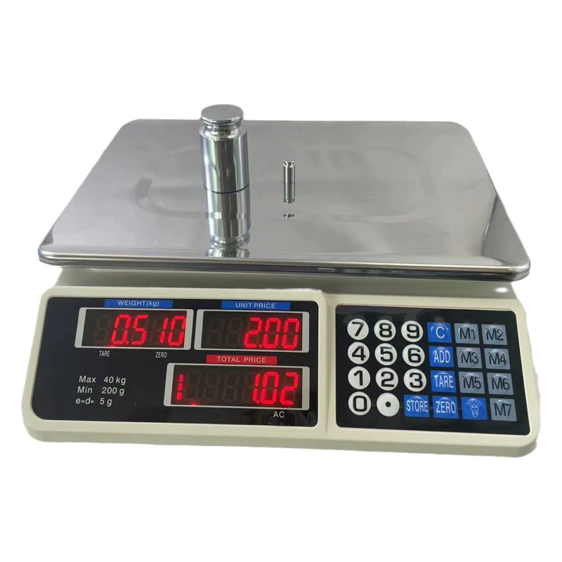 Электронные весы для внешней торговли 809, торговые весы для супермаркетов, весы для взвешивания фруктов для рынков, для продажи овощей и для покупок в продуктовых магазинах