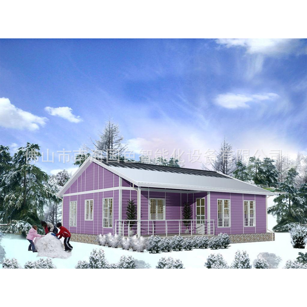 Fabricantes de Villa de acero ligero nueva villa de acero ligero casa rural construcción período corto ligero acero Villa suministro global