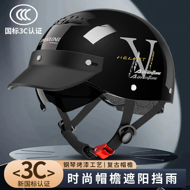 Сертифицированный по национальному стандарту 3C шлем для электромобиля для мужчин, универсальная летняя защита от солнца, легкая и дышащая велосипедная кепка для женщин на все времена года.