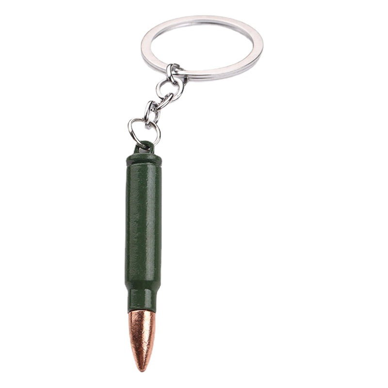 Jesús supervivencia pubg Bullet modelo aleación metal llavero colgante accesorios pollo juego arma periférica