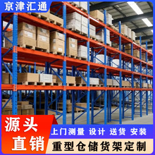 工业库房大型仓库立体库高位重型货架五金工厂加厚托盘式仓储货架