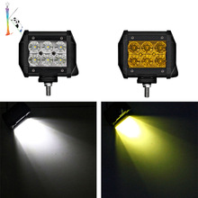 4英寸汽车LED工作灯方形18W越野车灯改装摩托车灯汽车辅助灯外壳