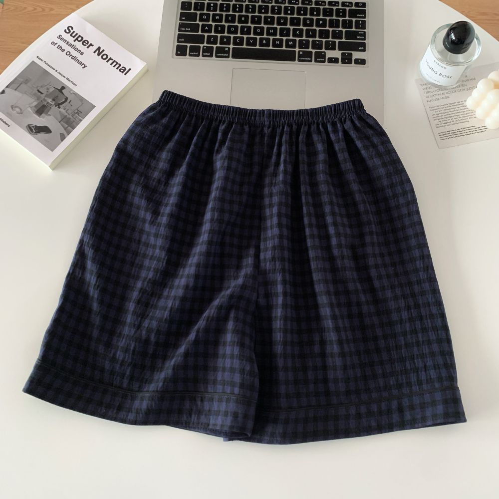 Tres piezas transfronterizas pijamas de primavera y verano nubes de algodón cardigan de mangas cortas pantalones cortos nuevos dulces lindos ropa para el hogar