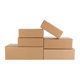 Half-height carton express box three-layer corrugated half-height carton in stock packing carton flat carton express small carton