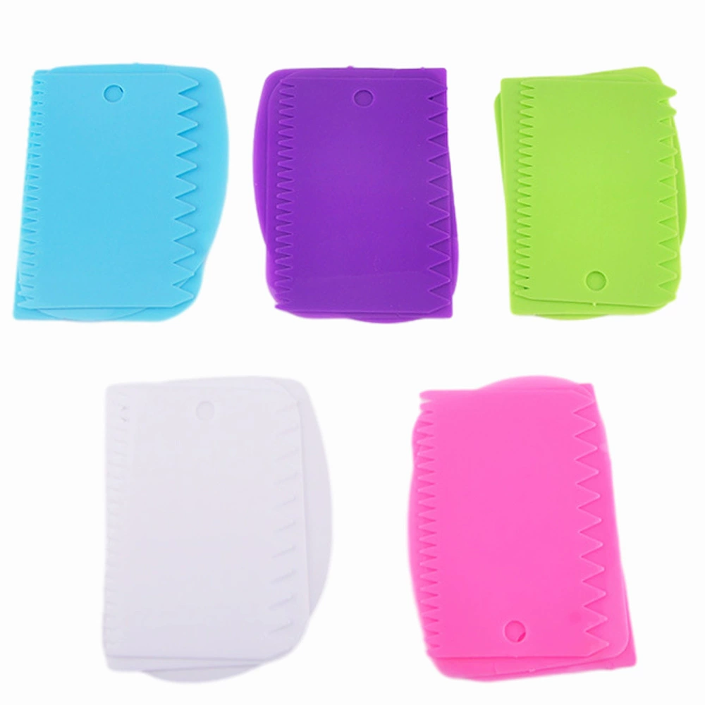 Cake turntable accessories scraper tooth 3-piece set cake cream shape baking tools dough cutter