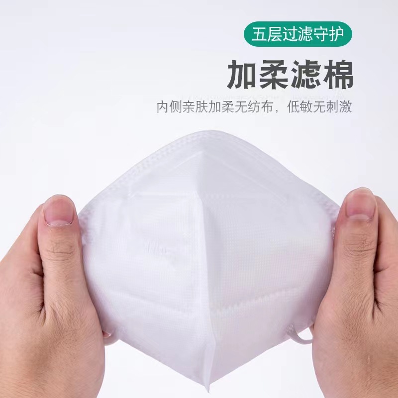 Fábrica al por mayor estándar nacional kn95 máscara industrial a prueba de polvo protector transpirable desechable para hombres 3D tridimensional embalaje independiente único