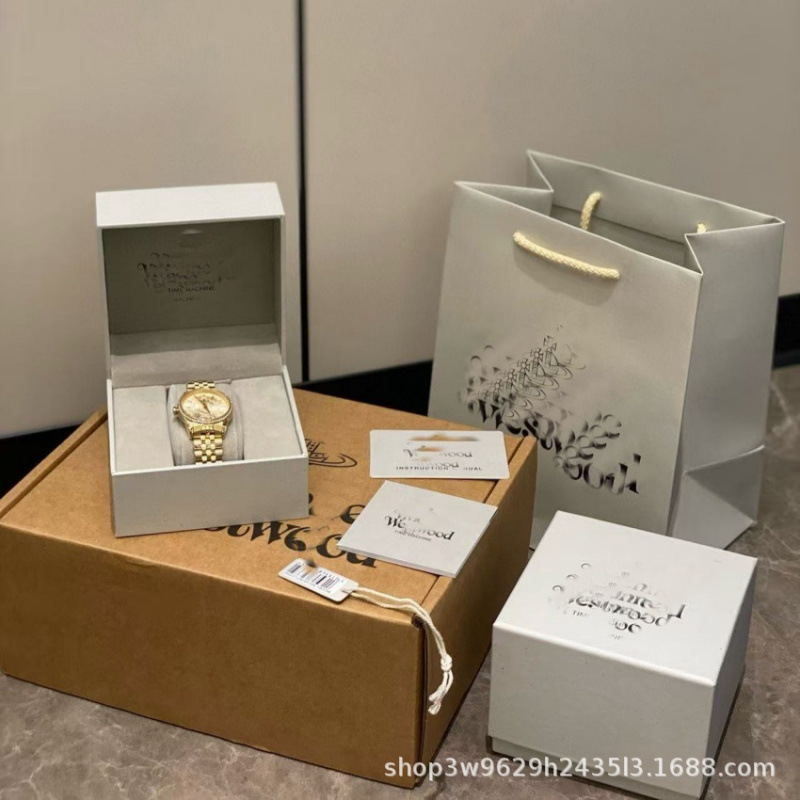 New Empress Watch Popular Saturn Ice Blue Women's Watch Dragon Fruit Mint Green Women's Watch Can Be Delivered on Your Behalf