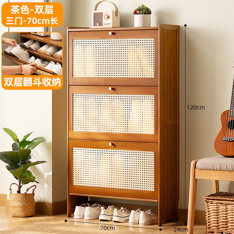 [초박형 24cm] 브라운 더블 레이어 - 도어 3개, 길이 70미터(메쉬 팁 버킷)