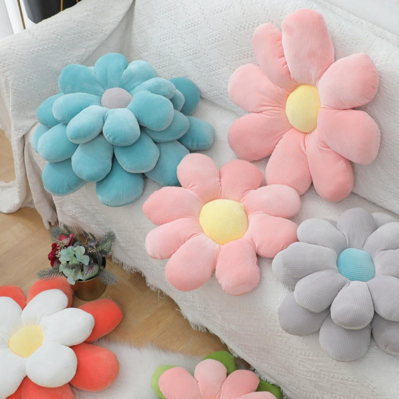INS Wind Sunflower Pillow Sofa Living Room Bay window Creative Cushion Home Fart Cushion Office Flower Cushion